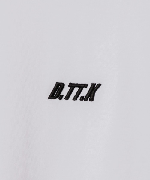 正規品販売！ ユニセックスアイテム】 D.TT.K LOGO OVERSIZE T-SHIRTS 刺繍 トップス