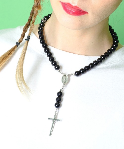 project comte ロザリオ　ネックレス 86a61a8cab502f839f326d0755e3a3