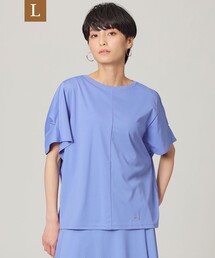 EVEX by KRIZIA（エヴェックスバイクリツィア）の「【L】【ウォッシャブル】【接触冷感】【UV対策】クール＆ドライジャージプルオーバー（Tシャツ/カットソー）」