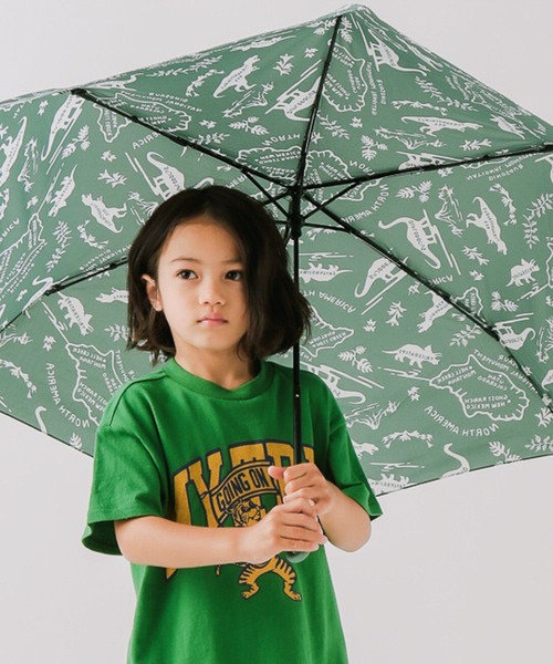 BAYFLOW（ベイフロー）の「[晴れ雨兼用UVカット機能付き]サンカットアンブレラ（KIDS）（長傘・キッズ・ブラック/アイボリー/カーキ/ライラック/ネイビー/ラベンダー/グリーン/ピンク・FREE）」の5枚目の写真