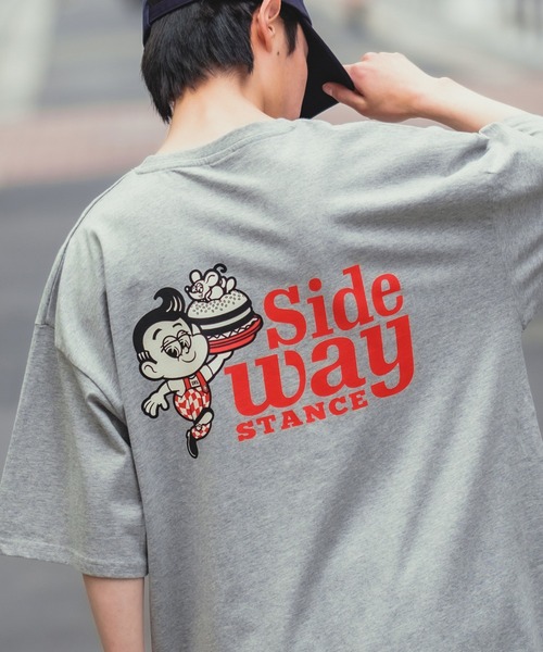 SIDEWAY STANCE（サイドウェイスタンス）の「【SIDEWAY STANCE】オリジナル グラフィック プリント スーパービッグ 半袖Tシャツ（Tシャツ/カットソー・メンズ・ホワイト系その他/ピンク/グリーン/ホワイト/イエロー/グリーン系その他/ブラック/グレー/ホワイト系その他2/グレー系その他/ピンク系その他/ホワイト系その他4/ブラック系その他/ホワイト系その他3/イエロー系その他・FREE）」の9枚目の写真