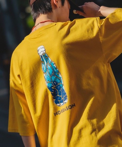 SIDEWAY STANCE（サイドウェイスタンス）の「【SIDEWAY STANCE】オリジナル グラフィック プリント スーパービッグ 半袖Tシャツ（Tシャツ/カットソー・メンズ・ホワイト系その他/ピンク/グリーン/ホワイト/イエロー/グリーン系その他/ブラック/グレー/ホワイト系その他2/グレー系その他/ピンク系その他/ホワイト系その他4/ブラック系その他/ホワイト系その他3/イエロー系その他・FREE）」の12枚目の写真