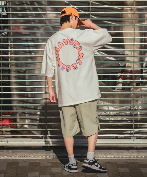 SIDEWAY STANCE（サイドウェイスタンス）の「【SIDEWAY STANCE】オリジナル グラフィック プリント スーパービッグ 半袖Tシャツ（Tシャツ/カットソー・メンズ・ホワイト系その他/ピンク/グリーン/ホワイト/イエロー/グリーン系その他/ブラック/グレー/ホワイト系その他2/グレー系その他/ピンク系その他/ホワイト系その他4/ブラック系その他/ホワイト系その他3/イエロー系その他・FREE）」の19枚目の写真