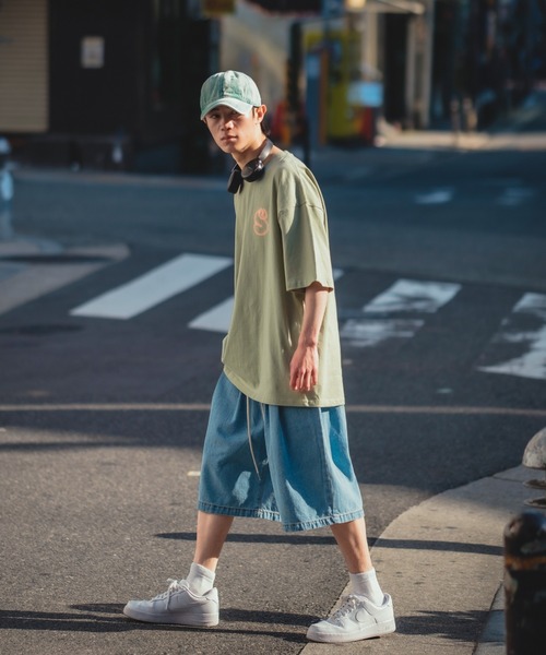 SIDEWAY STANCE（サイドウェイスタンス）の「【SIDEWAY STANCE】オリジナル グラフィック プリント スーパービッグ 半袖Tシャツ（Tシャツ/カットソー・メンズ・ホワイト系その他/ピンク/グリーン/ホワイト/イエロー/グリーン系その他/ブラック/グレー/ホワイト系その他2/グレー系その他/ピンク系その他/ホワイト系その他4/ブラック系その他/ホワイト系その他3/イエロー系その他・FREE）」の21枚目の写真