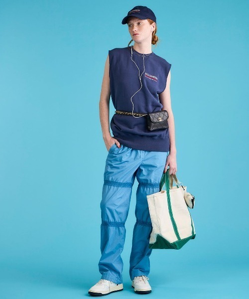 THE SHINZONE(ザ シンゾーン)の「LACE SWITCHING PANTS(その他パンツ・レディース・ブラック/ブルー・34/36)」の3枚目の写真