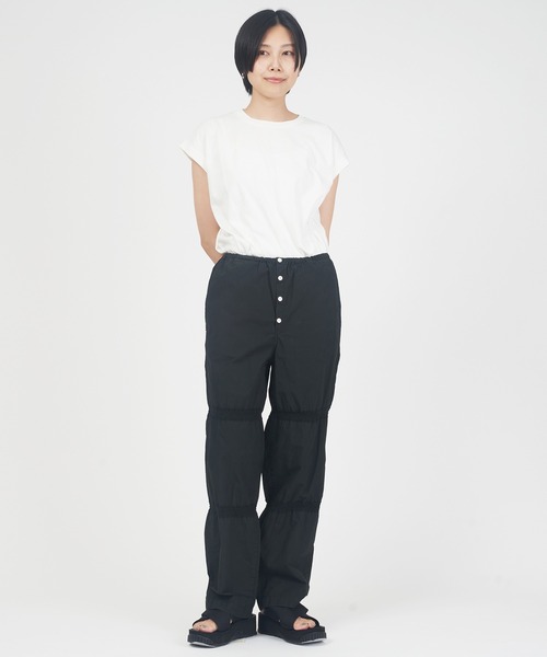 THE SHINZONE(ザ シンゾーン)の「LACE SWITCHING PANTS(その他パンツ・レディース・ブラック/ブルー・34/36)」の6枚目の写真