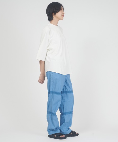 THE SHINZONE(ザ シンゾーン)の「LACE SWITCHING PANTS(その他パンツ・レディース・ブラック/ブルー・34/36)」の12枚目の写真