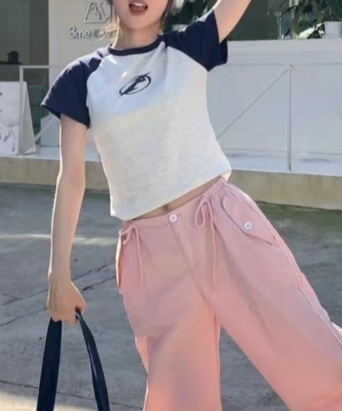 Vipoa（ヴィポア）の「Oval Logo raglan sleeve T-Shirt（Tシャツ/カットソー・レディース・ライトグレー・FREE）」の12枚目の写真