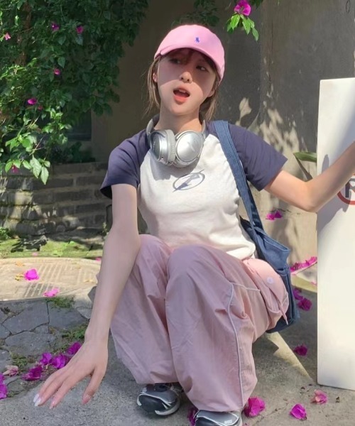 Vipoa（ヴィポア）の「Oval Logo raglan sleeve T-Shirt（Tシャツ/カットソー・レディース・ライトグレー・FREE）」の11枚目の写真