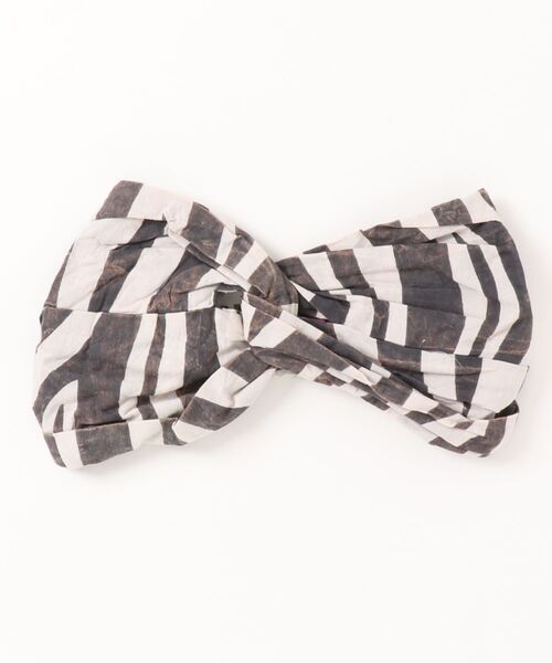 チャイハネ（チャイハネ）の「【チャイハネ】アニマリヘアバンド（ヘアバンド・レディース・ブラック/ブルー/ベージュ・FREE）」の3枚目の写真