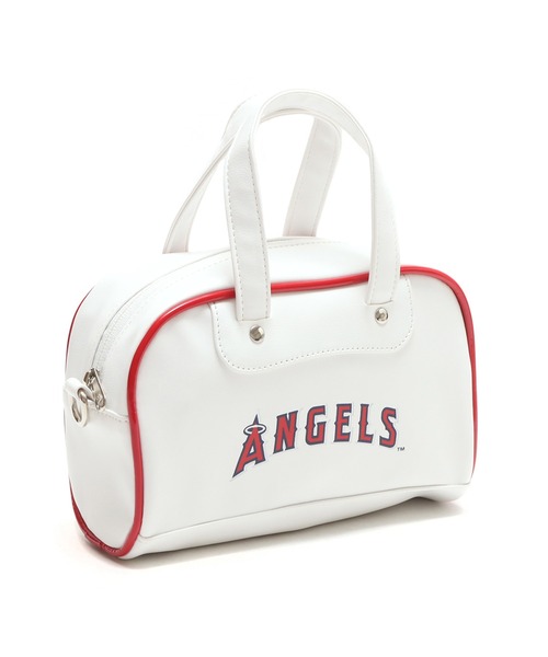 atmos pink（アトモスピンク）の「MLB × armos pink MINI BOSTON BAG  / エムエルビーミニ ボストンバッグ  【SP】（ボストンバッグ・レディース・グリーン/ホワイト系その他/ホワイト/ネイビー・FREE）」の17枚目の写真