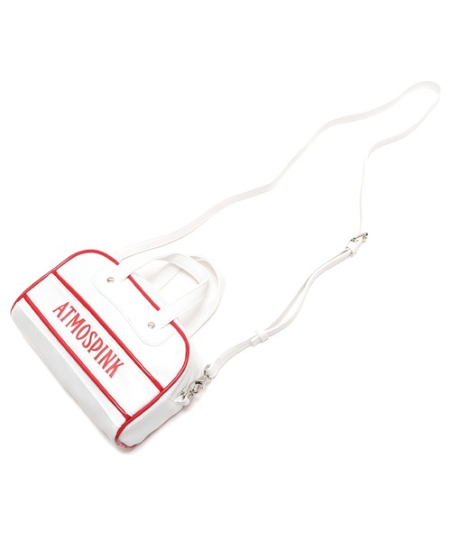 atmos pink（アトモスピンク）の「MLB × armos pink MINI BOSTON BAG  / エムエルビーミニ ボストンバッグ  【SP】（ボストンバッグ・レディース・グリーン/ホワイト系その他/ホワイト/ネイビー・FREE）」の10枚目の写真