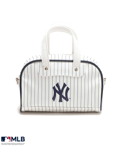 atmos pink（アトモスピンク）の「MLB × armos pink MINI BOSTON BAG  / エムエルビーミニ ボストンバッグ  【SP】（ボストンバッグ・レディース・グリーン/ホワイト系その他/ホワイト/ネイビー・FREE）」の15枚目の写真