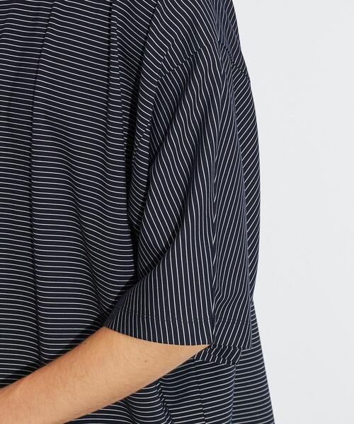 tk.TAKEO KIKUCHI（ティーケータケオキクチ）の「◆ポンチボーダー ムササビドルマンカットソー（Tシャツ/カットソー・メンズ・ブラック系2/ネイビー系2・88）」の11枚目の写真