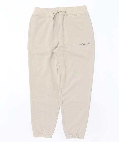 POLO RALPH LAUREN(ポロ ラルフ ローレン)の「【POLO RALPH LAUREN / ポロ ラルフローレン】HEAVY WEIGHT SWEAT PANTS(スウェットパンツ・メンズ・ライトグレー/ブラック・S)」の1枚目の写真