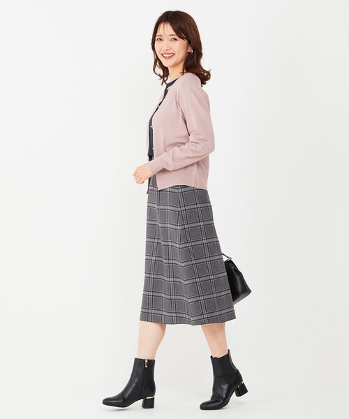 ANY SIS(エニィスィス)の「【洗える】ベーシック カーディガン(カーディガン/ボレロ・レディース・スカイブルー系/ライトグレー系/ブラック系・0)」の7枚目の写真