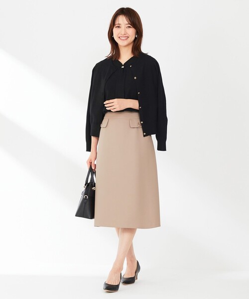 ANY SIS(エニィスィス)の「【洗える】ベーシック カーディガン(カーディガン/ボレロ・レディース・スカイブルー系/ライトグレー系/ブラック系・0)」の9枚目の写真