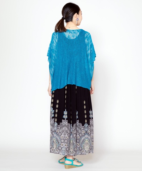 チャイハネ（チャイハネ）の「【チャイハネ】ジュピラロングスカート（スカート・レディース・オレンジ/ホワイト/パープル/ターコイズブルー/ブラック/イエロー/グリーン/ピンク・FREE）」の14枚目の写真