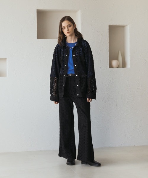 selle glant（セレグランテ）の「DOUBLE TAILORED LACE JACKET