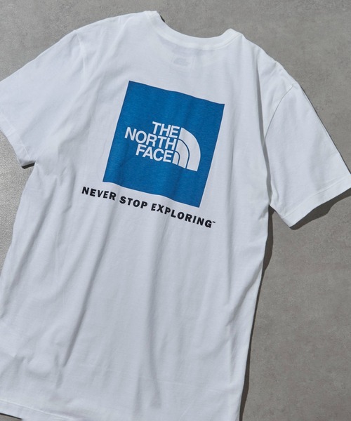 THE NORTH FACE（ザノースフェイス）の「【THE NORTH FACE】バックプリントTシャツ COTTON NSE BOX LOGO S/S R/TEE（Tシャツ/カットソー・レディース・ブラック/ホワイト/ブラック系その他3/グレー/ホワイト系その他2/ブラック系その他2/ホワイト系その他3/オートミール/グレー系その他2/グレー系その他3/ブルー/ホワイト系その他4/グレイッシュベージュ/ネイビー・XXL/M/XL/L/S/XS）」の4枚目の写真