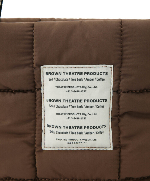 VIS（ビス）の「【BROWN THEATRE PRODUCTSコラボ】パフィーキルティングショルダーバッグ（ショルダーバッグ・レディース・キナリ/ピンク系その他2/ブラック/ブラウン・FREE）」の11枚目の写真