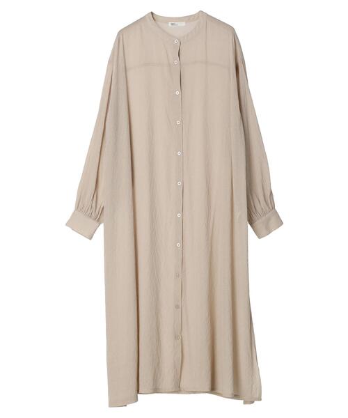 CRAFT STANDARD BOUTIQUE（クラフトスタンダードブティック）の「ヴィンテージボイル羽織ワンピース（ワンピース・レディース・アイボリー/カーキ/ブラック・FREE）」の10枚目の写真