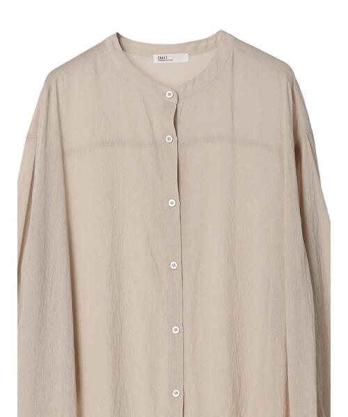 CRAFT STANDARD BOUTIQUE（クラフトスタンダードブティック）の「ヴィンテージボイル羽織ワンピース（ワンピース・レディース・アイボリー/カーキ/ブラック・FREE）」の12枚目の写真