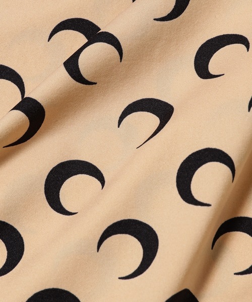 MARINE SERRE（マリーン・セル）の「REGENERATED ALL OVER MOON JERSEY SECOND SKIN TOP（その他トップス・レディース・ベージュ/ホワイト/ブラック・M/XS/S）」の4枚目の写真