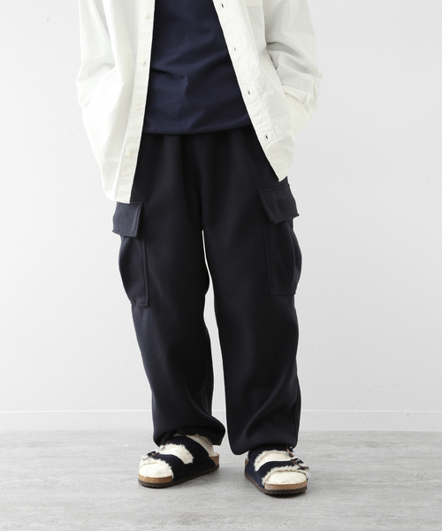 FOLL / フォル】micro fleece easy cargo pants（カーゴパンツ