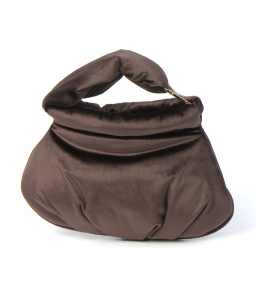 LEPSIM（レプシィム）の「【LE VERNIS／ル・ベルニ】ベロアミニバッグ　971659（ハンドバッグ・レディース・ベージュ/ブルーグレー/ブラウン/ブラック・ONE SIZE）」の4枚目の写真