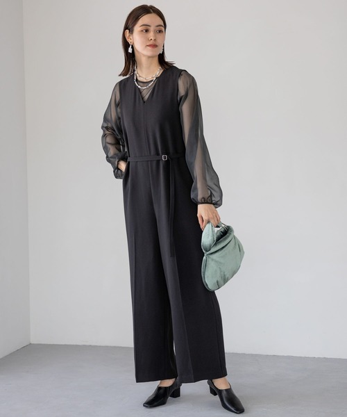 LEPSIM（レプシィム）の「【LE VERNIS／ル・ベルニ】ベロアミニバッグ　971659（ハンドバッグ・レディース・ベージュ/ブルーグレー/ブラウン/ブラック・ONE SIZE）」の8枚目の写真