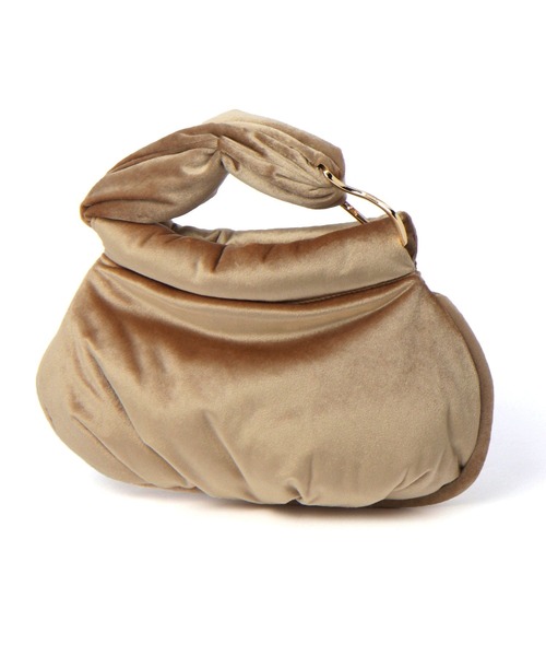 LEPSIM（レプシィム）の「【LE VERNIS／ル・ベルニ】ベロアミニバッグ　971659（ハンドバッグ・レディース・ベージュ/ブルーグレー/ブラウン/ブラック・ONE SIZE）」の11枚目の写真