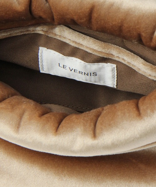 LEPSIM（レプシィム）の「【LE VERNIS／ル・ベルニ】ベロアミニバッグ　971659（ハンドバッグ・レディース・ベージュ/ブルーグレー/ブラウン/ブラック・ONE SIZE）」の19枚目の写真