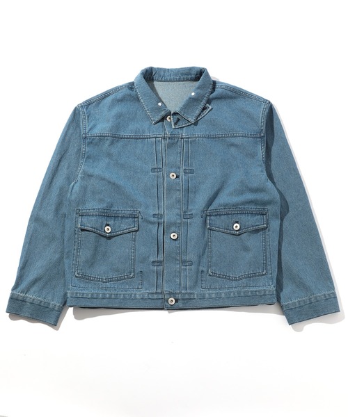 セール】men's FUDGE 掲載アイテム！【SETUP7】Type2デニムジャケット