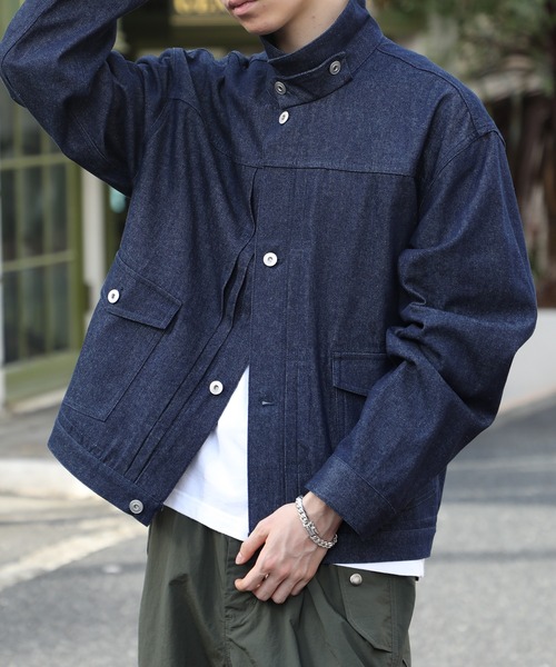 セール】men's FUDGE 掲載アイテム！【SETUP7】Type2デニムジャケット