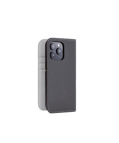 ボナベンチュラ　iPhone14pro iPhone 14 Pro) ダイアリーケース シュリンクレザー