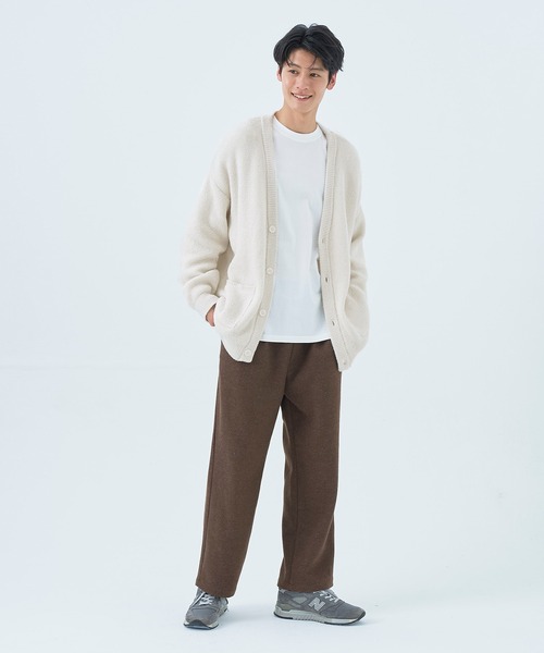 coca(coca)(コカ)の「メンズフワもちニットカーディガン(カーディガン/ボレロ・メンズ・ブラック/アイボリー/ライトグレー/グレイッシュベージュ・M/L)」の10枚目の写真
