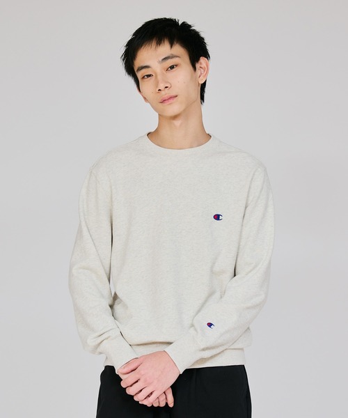 Champion/チャンピオン】メンズ ベーシック クルーネックスウェット