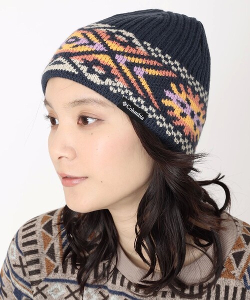 Columbia（コロンビア）の「Columbia/ コロンビアヒートIIビーニー /コロンビア /防寒（ニットキャップ/ビーニー・メンズ・ネイビー/ホワイト/ブラック系その他/ブラック/ブルー/ホワイト系その他・ONE SIZE）」の5枚目の写真
