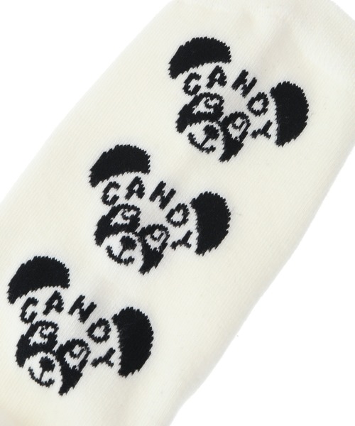 Candy Stripper(キャンディストリッパー)の「HELLO CANDY ソックス(ソックス/靴下・レディース・レッド/ブラック/オフホワイト・FREE)」の9枚目の写真