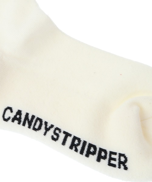 Candy Stripper(キャンディストリッパー)の「HELLO CANDY ソックス(ソックス/靴下・レディース・レッド/ブラック/オフホワイト・FREE)」の8枚目の写真