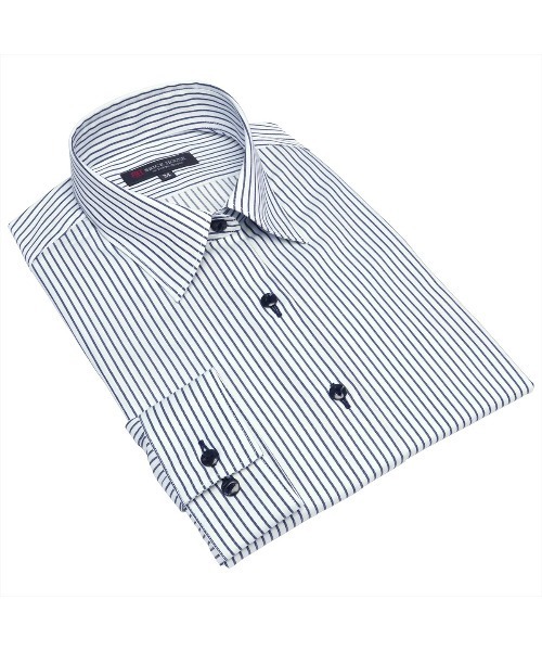 TOKYO SHIRTS(トウキョウシャツ)の「形態安定ノーアイロン レギュラー 長袖ビジネスワイシャツ(ビジネスシャツ・レディース・ブルー・M/LL/XL/L/S)」の11枚目の写真