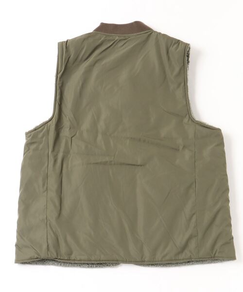 ARMY TWILL（アーミーツイル）の「ARMY TWILL DENIM  PE WEATHER REVERSIBLE VEST（ベスト・メンズ・ブラック/カーキ/アイボリー・M/L）」の4枚目の写真