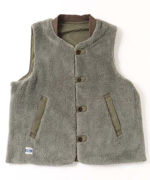 ARMY TWILL（アーミーツイル）の「ARMY TWILL DENIM  PE WEATHER REVERSIBLE VEST（ベスト・メンズ・ブラック/カーキ/アイボリー・M/L）」の5枚目の写真