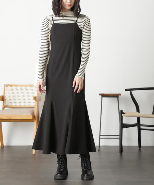 FREE'S MART（フリーズマート）の「マーメイドキャミワンピース（ワンピース・レディース・ブラック/ブラウン・SMALL/MEDIUM）」の16枚目の写真