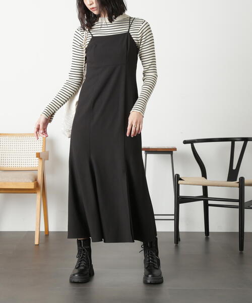 FREE'S MART（フリーズマート）の「マーメイドキャミワンピース（ワンピース・レディース・ブラック/ブラウン・SMALL/MEDIUM）」の17枚目の写真