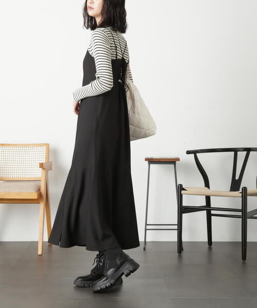 FREE'S MART（フリーズマート）の「マーメイドキャミワンピース（ワンピース・レディース・ブラック/ブラウン・SMALL/MEDIUM）」の19枚目の写真