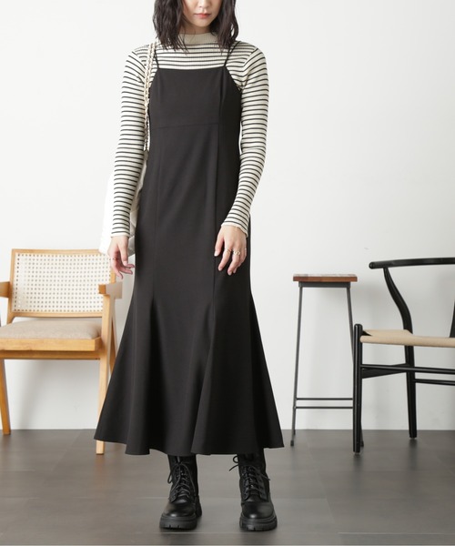 FREE'S MART（フリーズマート）の「マーメイドキャミワンピース（ワンピース・レディース・ブラック/ブラウン・SMALL/MEDIUM）」の5枚目の写真