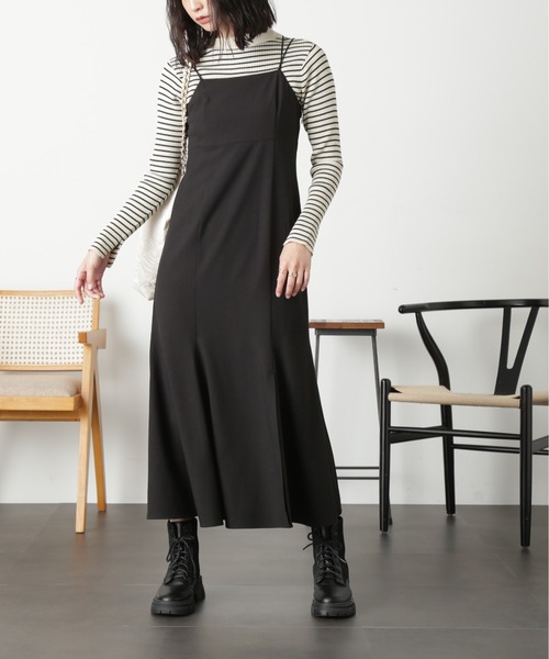 FREE'S MART（フリーズマート）の「マーメイドキャミワンピース（ワンピース・レディース・ブラック/ブラウン・SMALL/MEDIUM）」の6枚目の写真