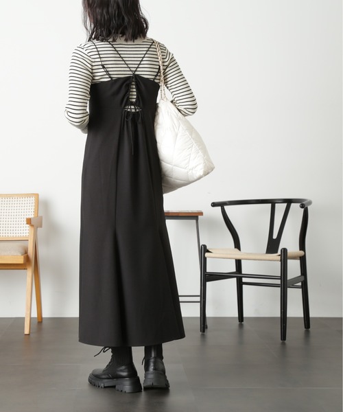 FREE'S MART（フリーズマート）の「マーメイドキャミワンピース（ワンピース・レディース・ブラック/ブラウン・SMALL/MEDIUM）」の7枚目の写真